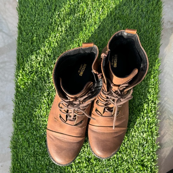 Brown Combat Boots - Picture 3 of 5